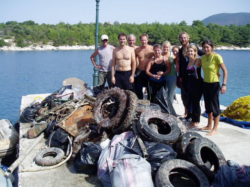 Le nettoyage du port